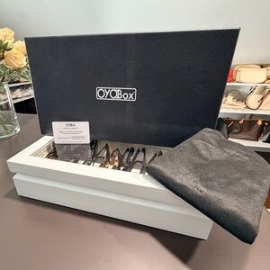 OXOBox White Eyewear Organizer Box -Sunglasses - Eyeglasses